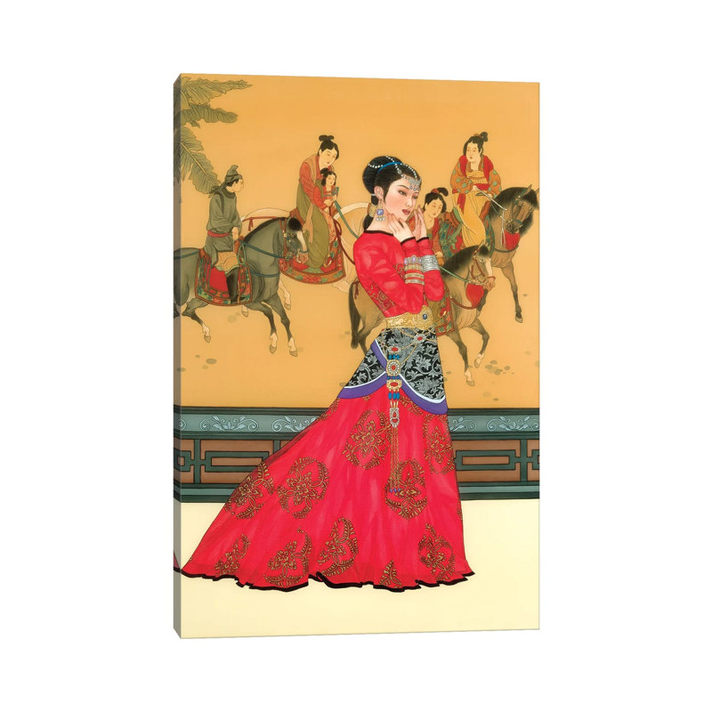 Li Wa - Painting on Canvas, 30.48 cm H x 45.72 cm W, Wrapped Canvas