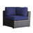 Clem Wicker Fully Assembled 5 - Person Seating Group with Sunbrella Cushions-1313113451-1231136083