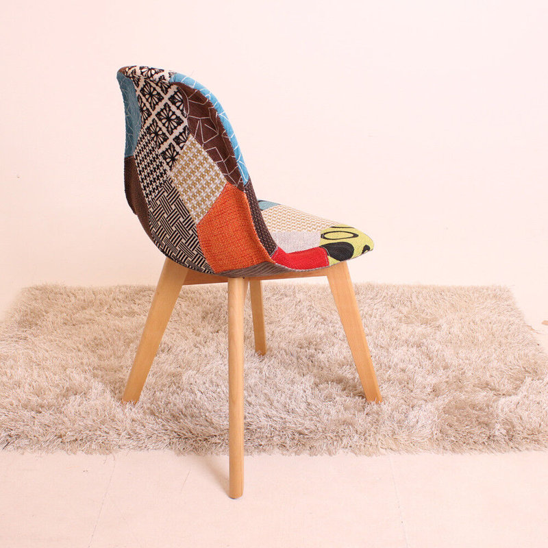 Greenwich Side Chair in Red/Blue