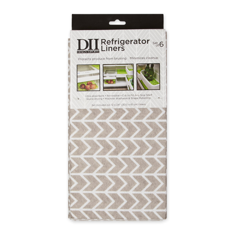 Herringbone Print Liner, Stone