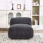 Grand fauteuil à billes avec mousse à mémoire de forme, tissu en velours côtelé et repose-pieds - sans assemblage-414771422