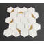 Metal Honeycomb Mosaic Wall Tile