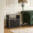  Modern Storage Cabinet, Modular Metal Sideboard, Versatile Steel Office Credenza & Lowboard for Living Room, Kitchen, Home Office-1238831970
