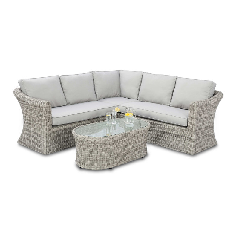 Dulce Small Corner Group, Light Grey