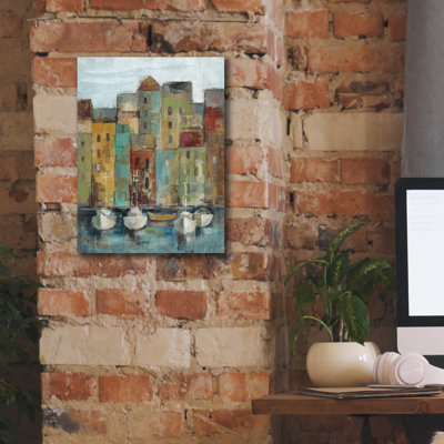  'Old Town Port 1' by Silvia Vassileva Canvas Wall Art