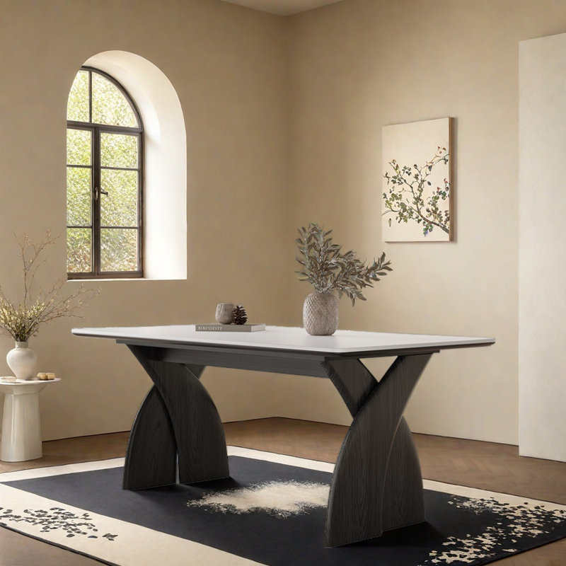 Table de salle à manger Retro, H 29,52 po x L 70,86 po x l 35,43 po