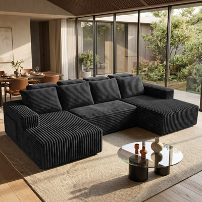 Boneless Cloud U-Shaped Sectional Sofa