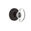 Rope Rosette with Oval Clear Crystal Door Knob-1732740437-1732740444