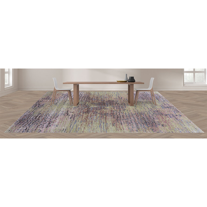 BROKGLX10NAMU Abstract Area Rug, Rectangle 6' x 9'