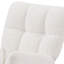 Chaise berçante rembourrée avec dossier haut Comfy