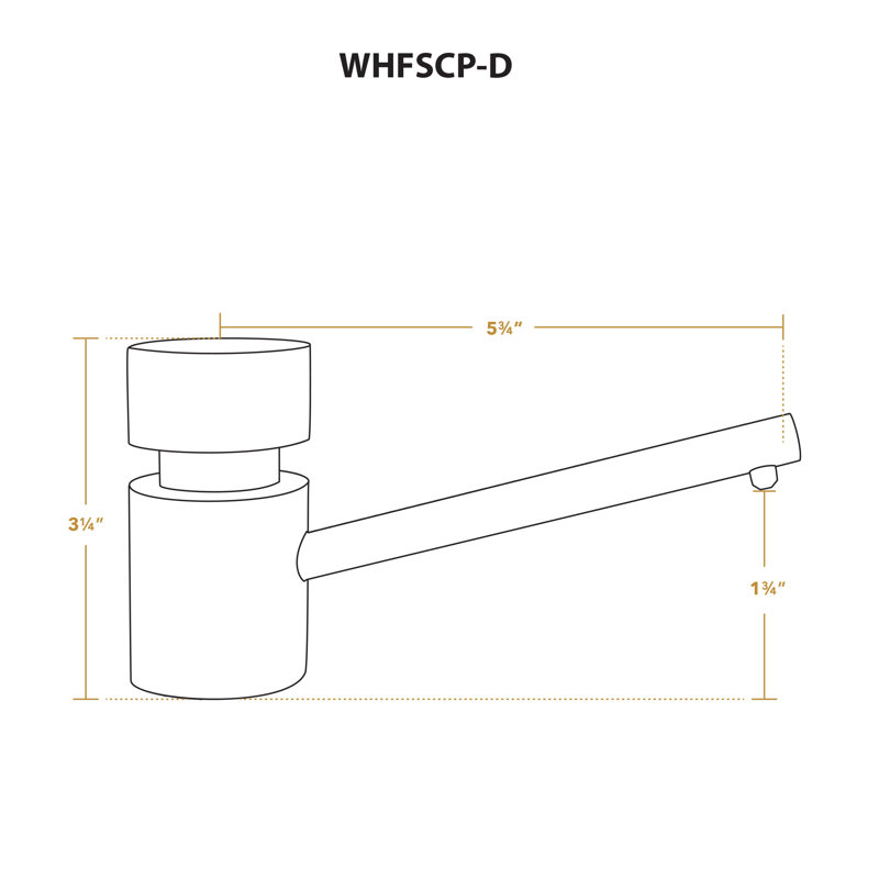 Whitehaus Kitchen/ Utility Solid Brass Soap And Lotion Dispenser
