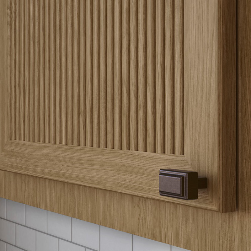 4425 Rectangle Raised Knob, Venetian Bronze