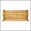 Banc Imperial Farmhouse avec rangement intégré et détails en bois d'acacia fabriqués à la main, parfait pour des sièges élégants et fonctionnels