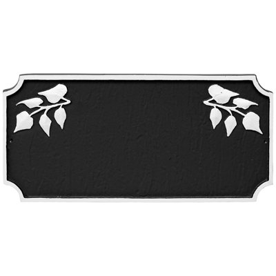 Camden Ivy 1-Line Wall Address Plaque