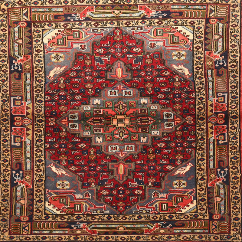 Merilyn Oriental Indoor Rug, Square 6'