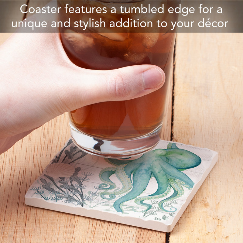 Sous-verre simple Octopus