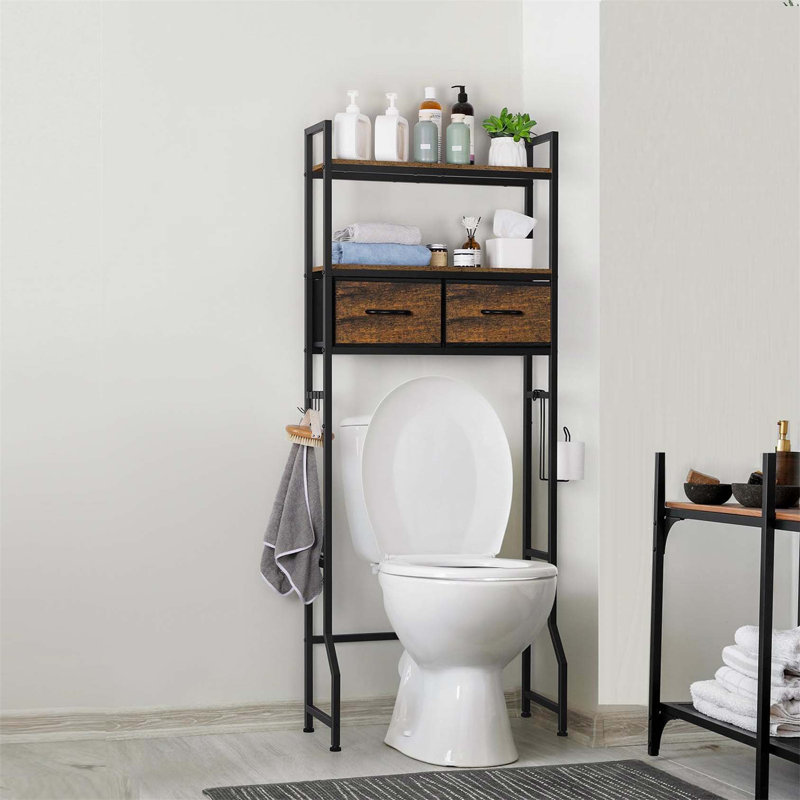 Aadhith Over The Toilet Storage, Brown