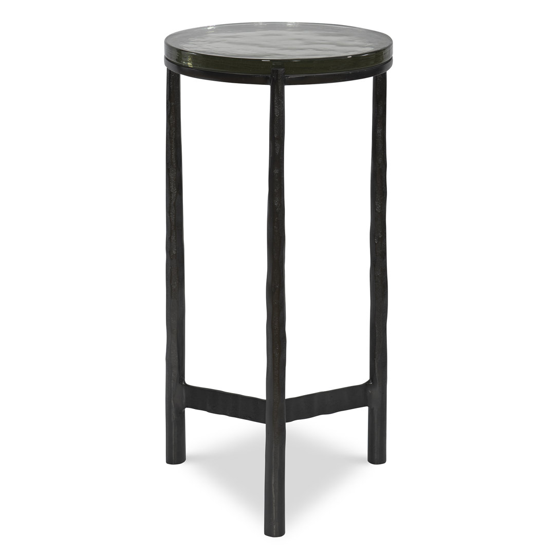 Hokku Designs Eternity Iron & Glass Accent Table Hokku Designs