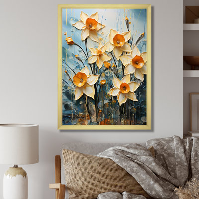 Daffodil Bloom Sunshine I, reproduction d'art sur toile