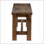 Finition brunie classique en bois d'hévéa avec banc de conception classique transitionnelle 1pc