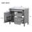 Spacious Grey Vanity Cabinet Sink, Solid Wood Modern Design