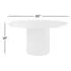 Chessa 60" Round Dining Table