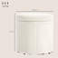 40cm Wide Solid Colour Footstool Ottoman-514360931