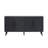 Jodie 65" Fluted Sideboard In Charcoal Gray-580787843