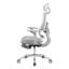 Chaise de bureau ergonomique en filet avec accoudoirs 5D et repose-pieds rétractable-133429481