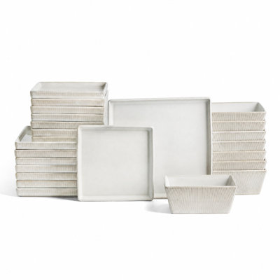 Stone Lain Grace 24-Piece Dinnerware Set Stoneware