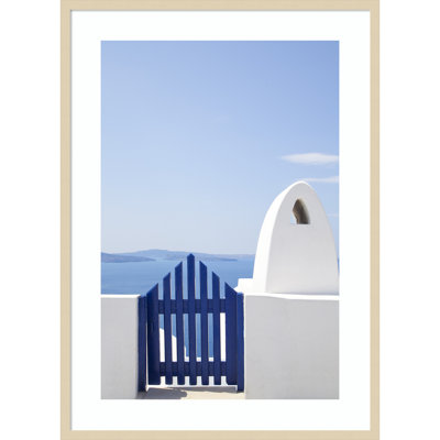 Oia Blue Fence by Golie