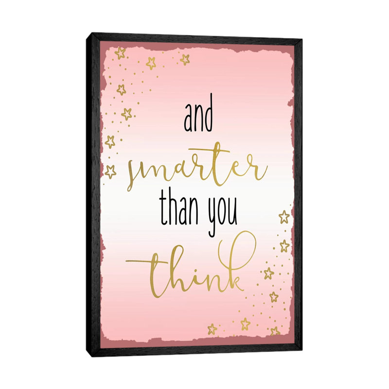 Braver III by Kimberly Allen - Print on Canvas, 66.04cm H x 45.72cm W x 3.81cm D, Black Framed