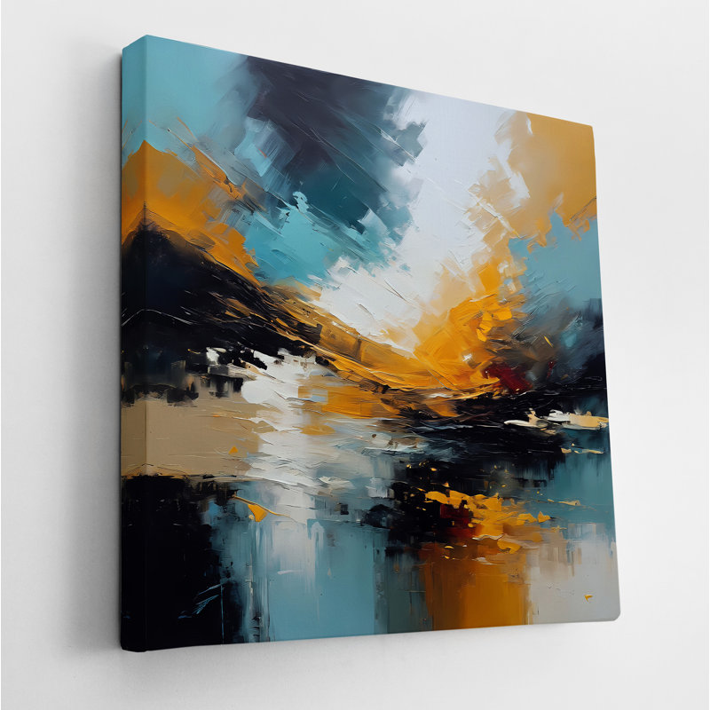 Sunrise Over Mountains, 54" H x 54" W