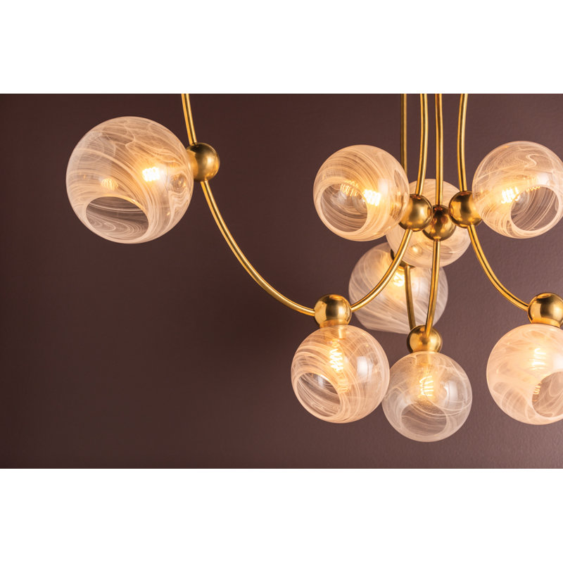 ASTRAIA 9 light Chandelier by Corbett Lighting