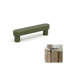 Poignée d'armoire moderne de style Mid-Century ROUS, 2,75 po, olive (vert)-111786467-112192736