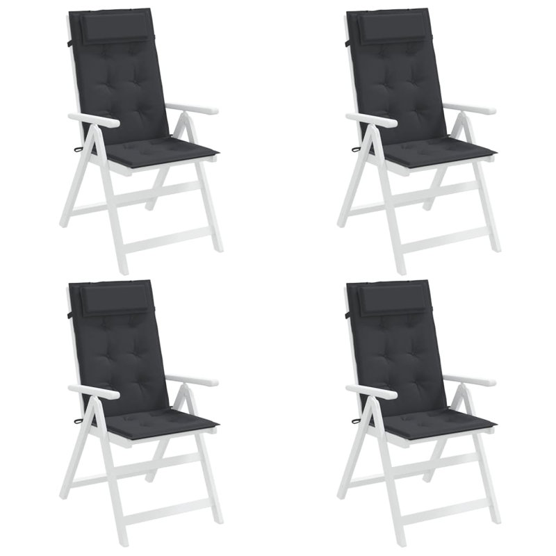 Davilyn Outdoor 1.2'' Dining Chair Seat / Back Cushion, Black