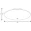 Plafonnier encastré simple 2 lumières Boneta-24428650