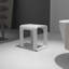 Tabouret de douche Leia blanc mat