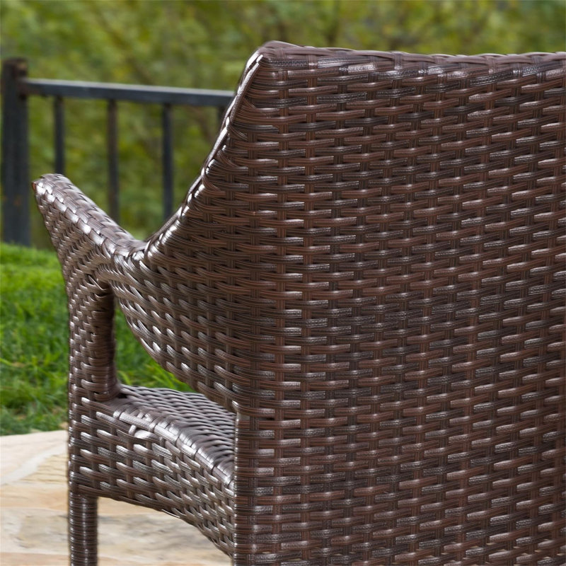 Chaise d'extérieur en résine, 52637,00MBRN KD MP4, 4, Brun