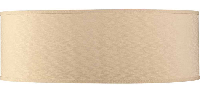 Abat-jour encastré cylindrique en tissu 4,75 po x l 15 po fabriqué à la main