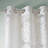 Palm Leaf Burnout Window Sheer White-685072444