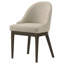 Chaise d'appoint rembourrée (ensemble de 2)