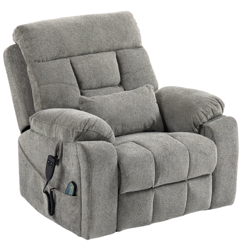 Latitude Run® Dual Motor Lift Chair Lay Flat Recliner, Extra Wide