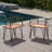 Outdoor Industrial Wood And Metal Chair