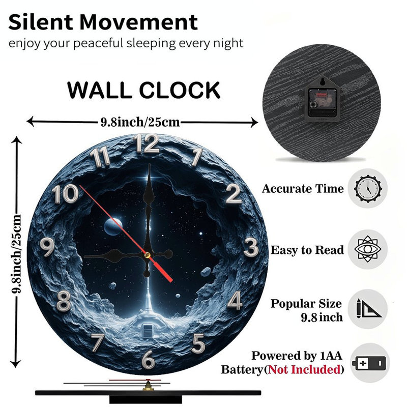 Colorful Horse Clock_2