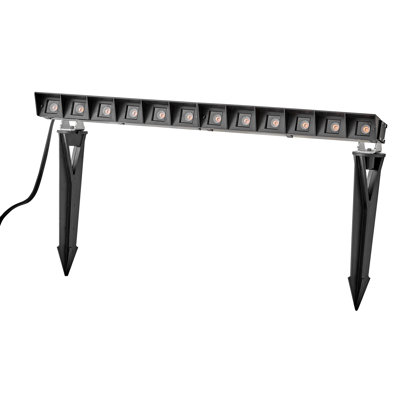 Vestra Large 12V Adjustable Outdoor Wall Wash Light with Rotating Head