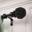 Debuono Adjustable Single Curtain Rod Overall Width x 0.75" Diameter-331924729