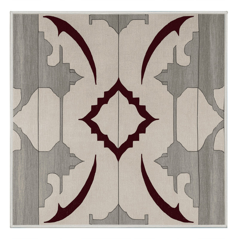 Fractured Axis Rug, Square 6'