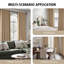 Alsey 100% Velvet Blackout Eyelet Ready Made Curtains & Drapes with matching Tie Backs-1608392684-1608392682