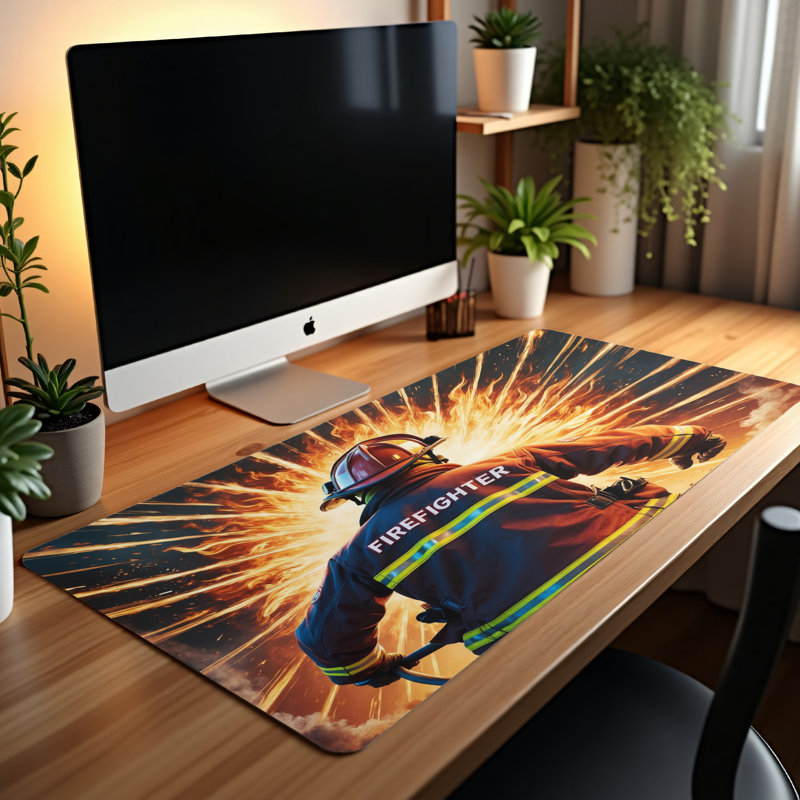 Polyester Desk Pad, 14.4x12.1